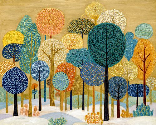 Whimsical Tree Landscape