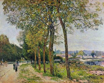 Alfred Sisley,The Seine at Marly