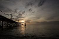 Sunset by the sea