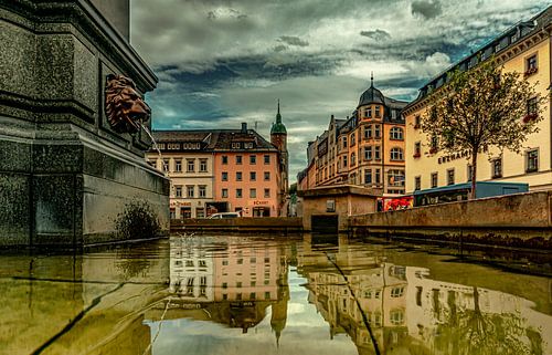 On the road in the Erzgebirge Annaberg