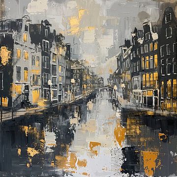 Amsterdam | peinture Amsterdam sur Caprices d'Art