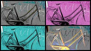 Collage Bicycle 2 van Nicky`s Prints