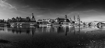 Dresden Panorama an der Elbe