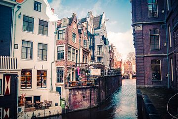 Canal houses in Amsterdam van Suzan van Pelt