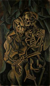 Bohumil Kubišta, Kuss des Todes - 1912