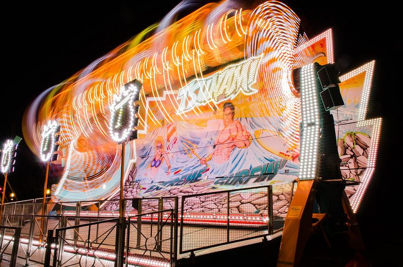 fairground tsunami by Arthur Bruinen