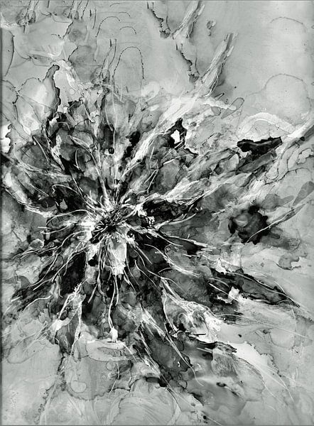 Abstrakte Blume von Ineke de Rijk