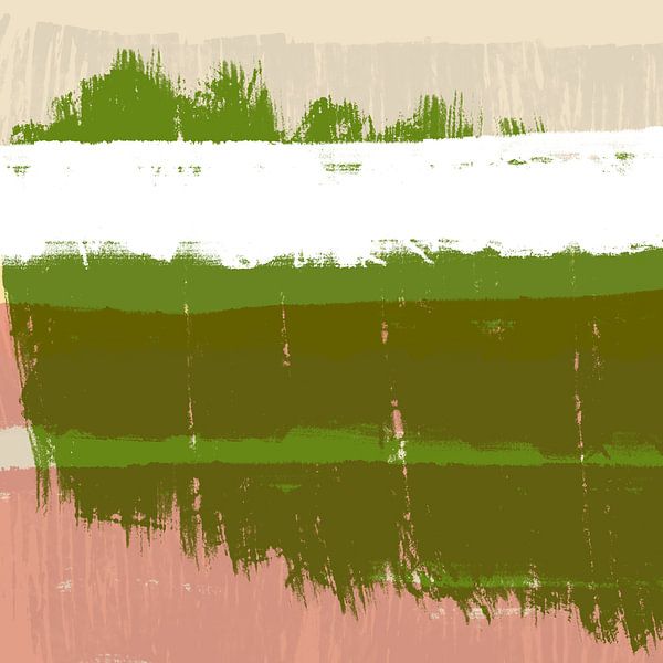 Pays de rêve. Pastels lumineux. Nouveau départ paysage coloré IX par Dina Dankers