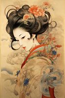 Betoverende Geisha, harmonie van schoonheid