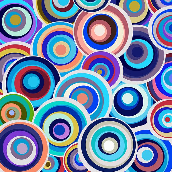 Multiple circles by Angel Estevez