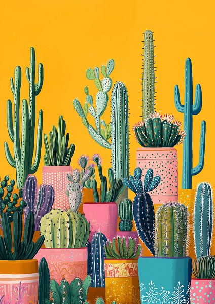 Speelse Cactus Serenade van Liv ter Riet