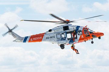 SAR-Hubschrauber der niederländischen Küstenwache von KC Photography