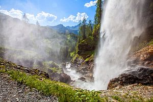 Es staubt am Johannes Wasserfall