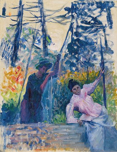 Henri-Edmond Cross - Studie voor 'Jardin en Provence' (1901)