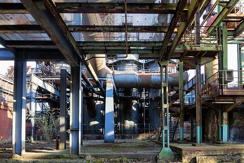 Industrieel landschap Ruhrgebied Duitsland