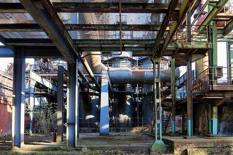 Industrieel landschap Ruhrgebied Duitsland van Evert Jan Luchies