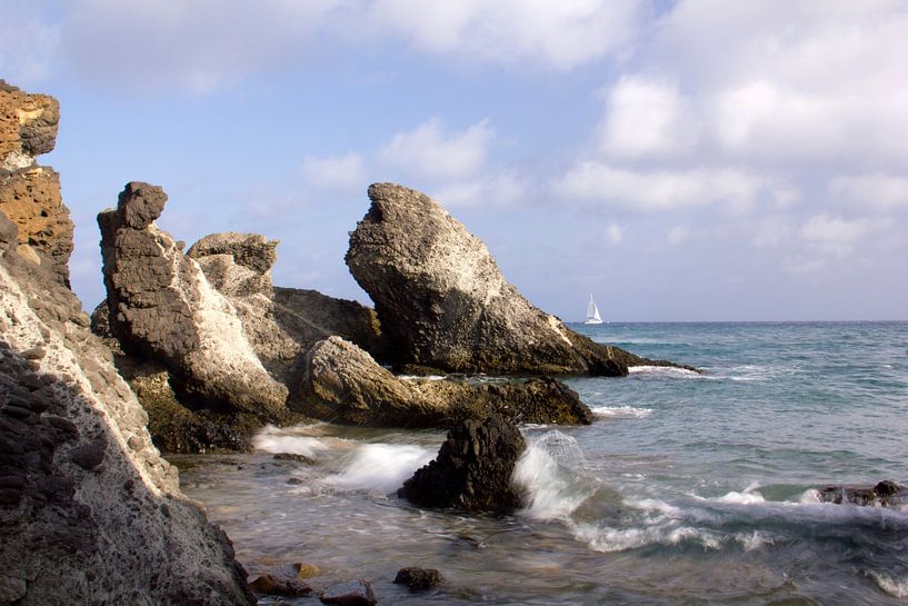 Die felsige Küste des Cabo de Gata von Cornelis (Cees) Cornelissen