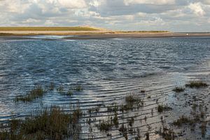Hoogwater in de slufter van de Verdronken Zwarte Polder