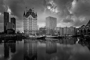 White house with old harbour by Prachtig Rotterdam