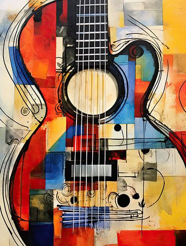Guitare abstraite