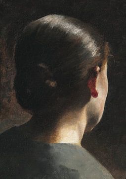 Portret Anna Hammershoi van WEST EGG designs