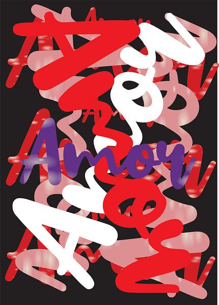 abstract amor artwork by Gerrit Neuteboom