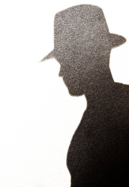 Silhouet van een cowboy van Devin Meijer