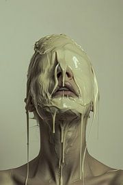 portrait de studio femme fondante sur Egon Zitter