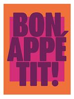 Bon Appétit - Pink und Orange