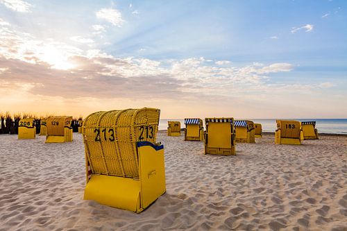 Strand aan de Noordzee in Cuxhaven