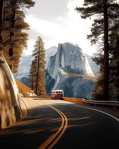 Half Dome vom Glacier Point