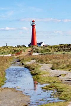 the lighthouse wadden vuurtoren van Groothuizen Foto Art