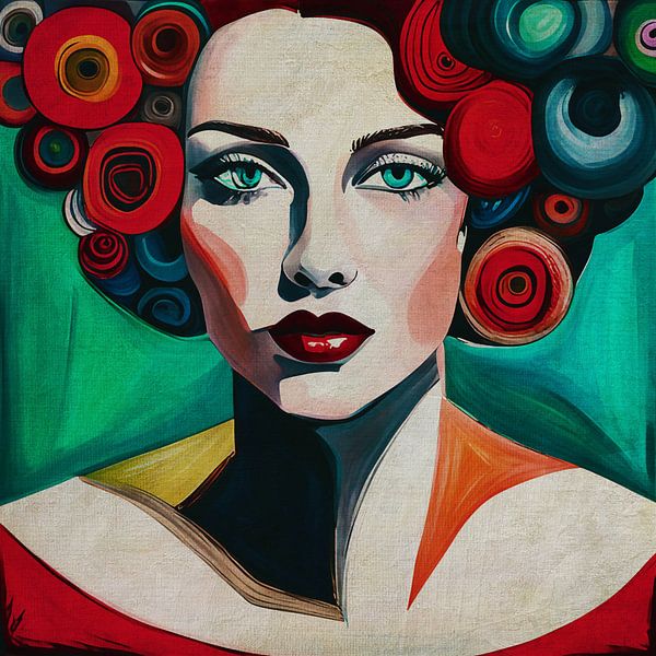 Vrouw van je dromen figuratief portret nr 30 van Jan Keteleer
