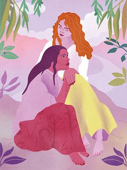 Intimate Serene Embrace