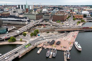 Stockholm van bovenaf bekeken van Henk Hulshof