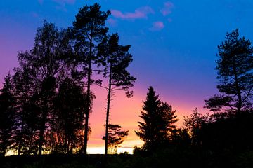 Sonnenuntergang Skandinavien von Myrthe van Boon