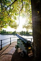 Kanone auf dem Ketjenbuckel in Zutphen.