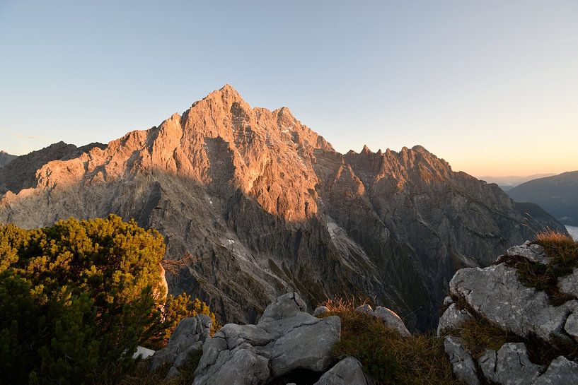 Mt. Watzmann in the first morning light by Christian Peters