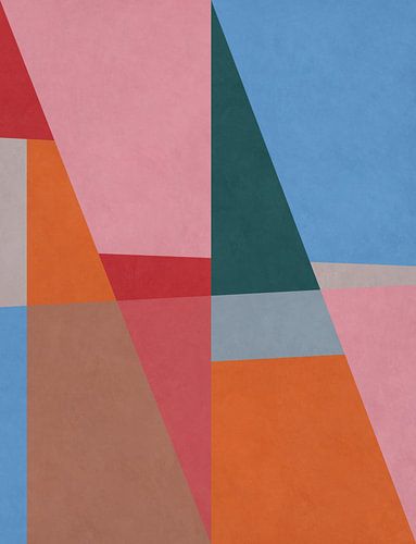 Gekleurde dennenbomen