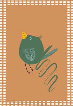 Oiseau libre sur Merel Post