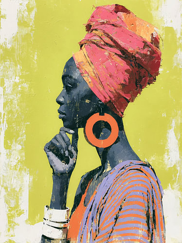 Strength in Colour, Silence in Her Gaze