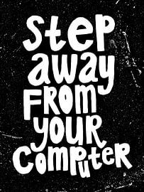 Black and white quote offline by HelloHappylife