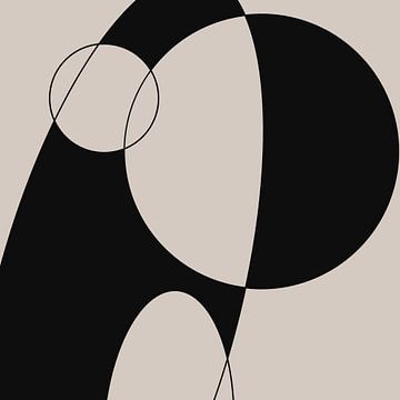 Planeten | Geometrisch abstracte kunst met cirkels van Romy Smit