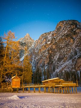 Pragser Wildsee nach Sonnenuntergang