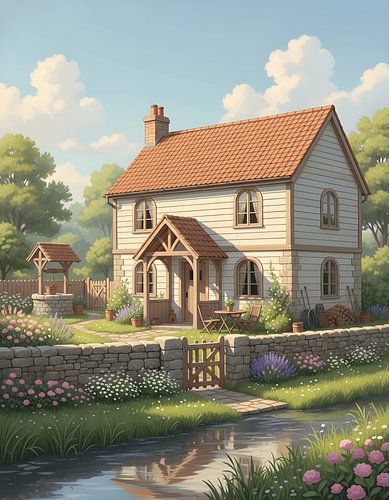 Ein stilles Sommerhaus