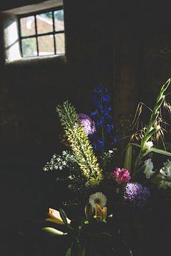 Bloemen in het zonlicht van Annelies Hoek