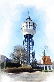 Water tower, Goes, Zuid-Beveland.