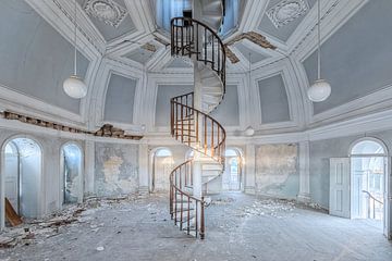 Lost Place - Spiral Staircase by Gentleman of Decay