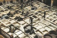 Les tanneries, Fès, Maroc