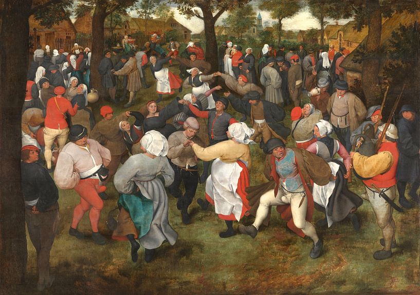 Der Hochzeitstanz, Pieter Bruegel I von Meisterhafte Meister